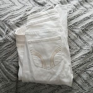 Hollister white jeans